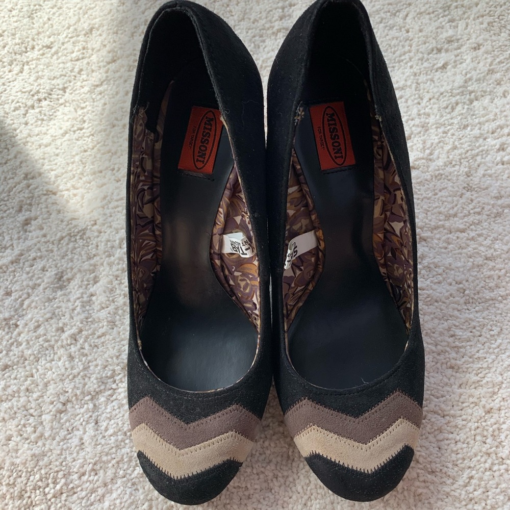 Missoni for Target chunky block heels 5.5 new